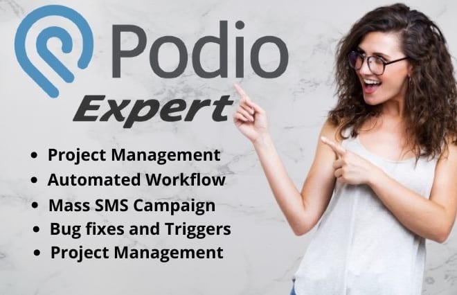 I will do podio CRM automation, real estate business on podio