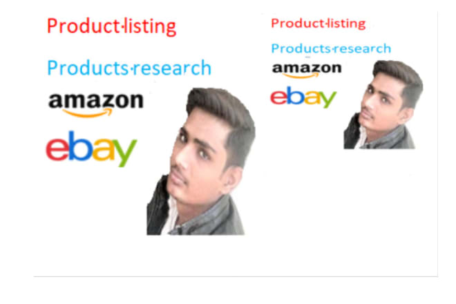 I will do product listing on ebay, amazon, shopify