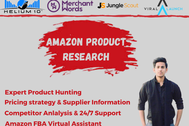 I will do product research for amazon fba private label