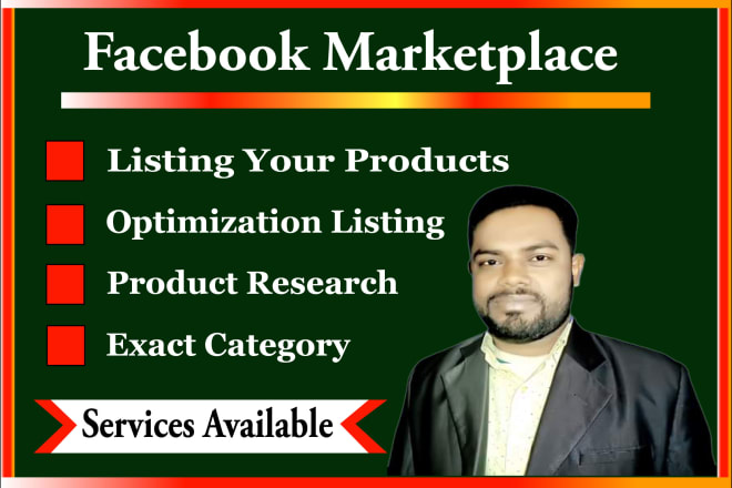 I will do products upload on facebook marketplace