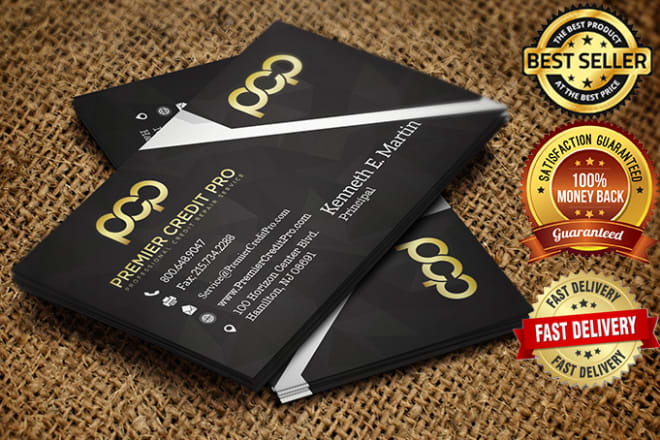 I will do professional elegant double sided business card