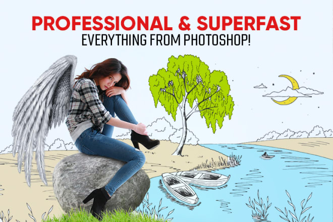 I will do professional photoshop photo, image editing