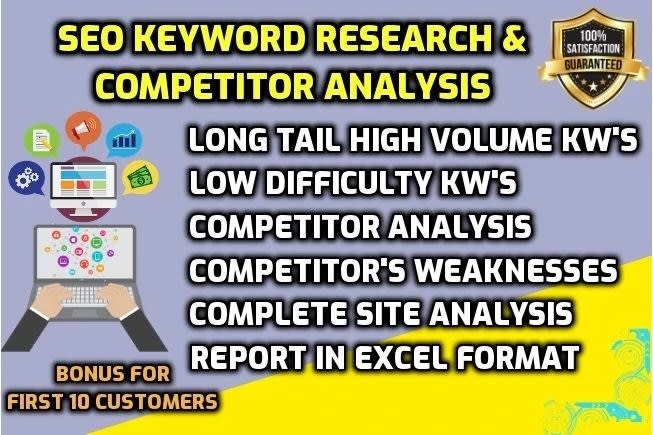 I will do professional SEO keyword research and competitor analysis