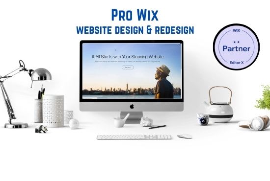 I will do professional wix website design