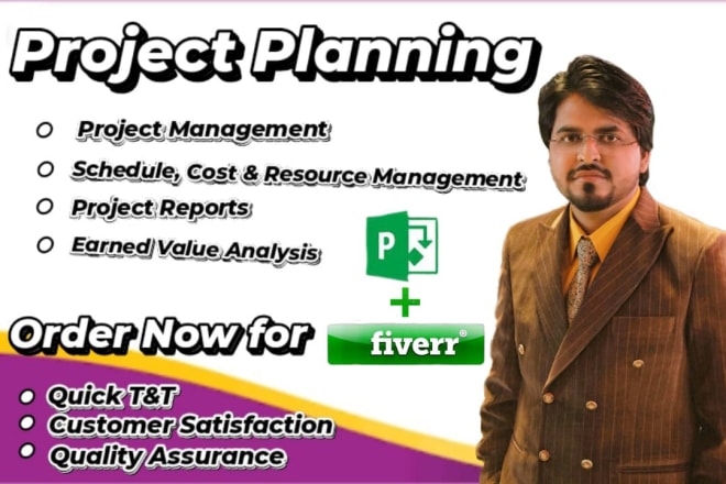 I will do project management assignment using ms project and make gantt chart