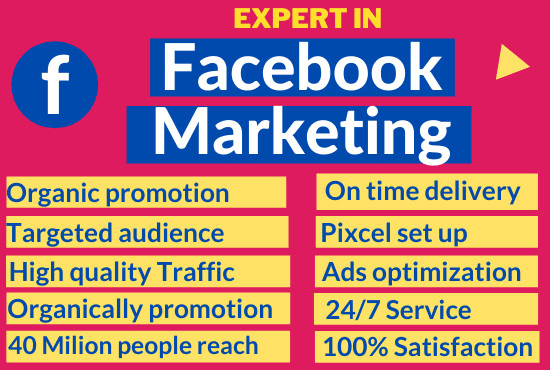 I will do promote your business or brand in the USA by fb and ig