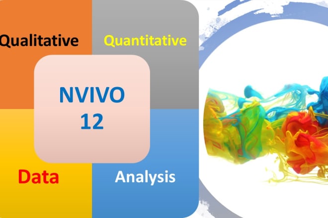 I will do qualitative data analysis with nvivo 12 and will write a analysis report