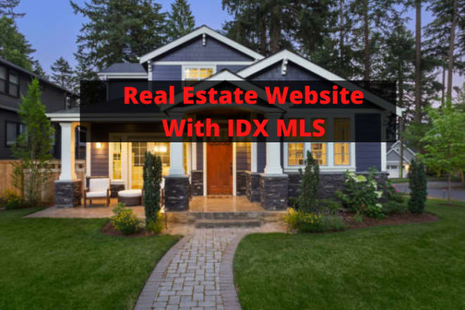 I will do real estate website, idx mls real estate landing page on wordpress or wix