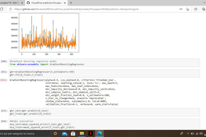 I will do regression analysis using python and r