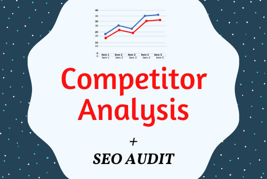 I will do SEO competitor analysis and your website audit