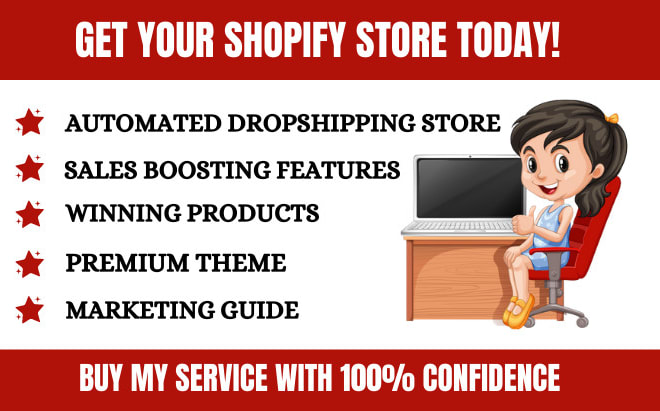 I will do shopify dropshipping website, one product store, print on demand website