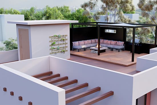 I will do sketchup designing and landscaping renderings on lumion