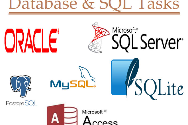 I will do sql database, ms access tasks