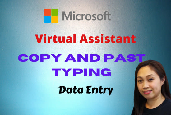 I will do typing services and professional data entry