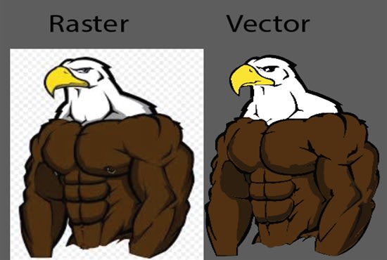 I will do vector tracing for you in dollar 5
