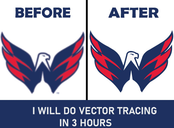 I will do vector tracing in 3 hours logo, image or anything
