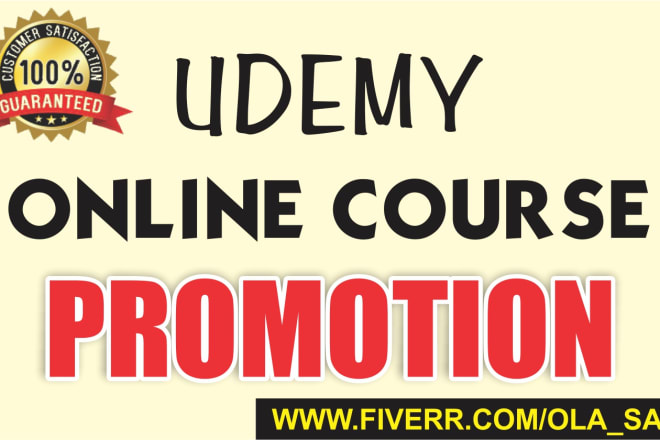 I will do viral udemy promotion, online course promotion to 500k interested audience