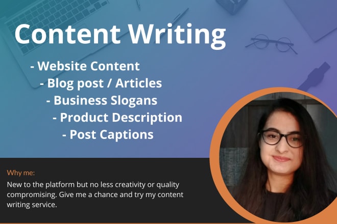 I will do web content writing