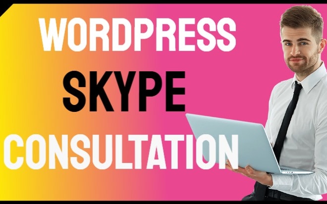 I will do wordpress skype consultation