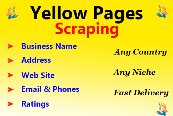 I will do yellow pages, data scraping, or generate leads