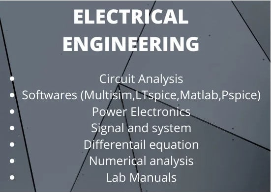 I will do your electrical engineering related tasks and problems