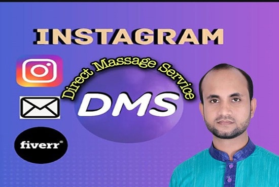 I will do your instagram dms or direct message and marketing service