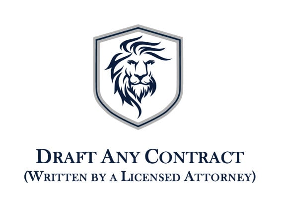 I will draft a contract as a licensed US attorney