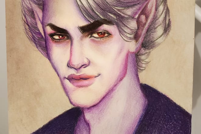 I will draw a perfect gift dnd character portrait commission cheap
