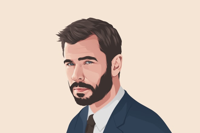 I will draw cartoon vector portrait from your photo