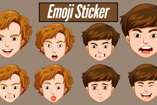 I will draw custom emoji, chat stickers, or any emoticons