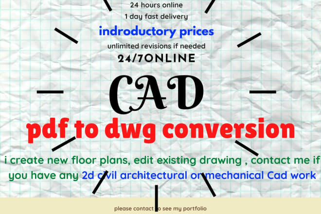 I will draw redraw modify edit floor plan