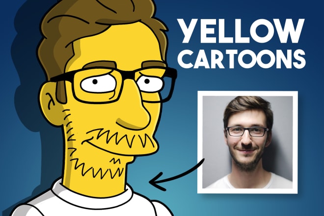 I will draw you as a yellow cartoon