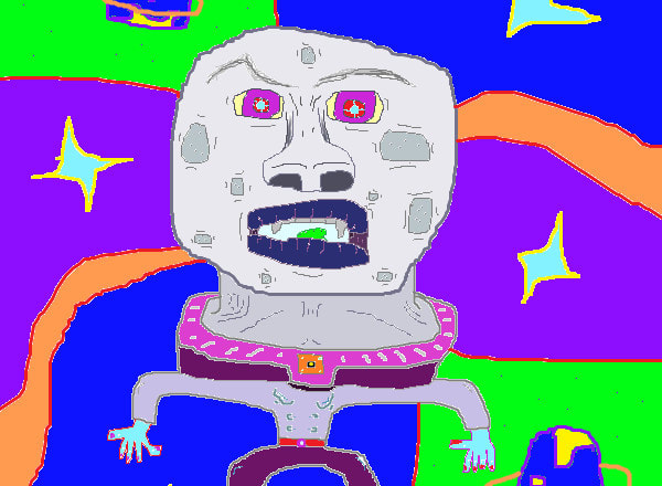 I will draw your character using ms paint