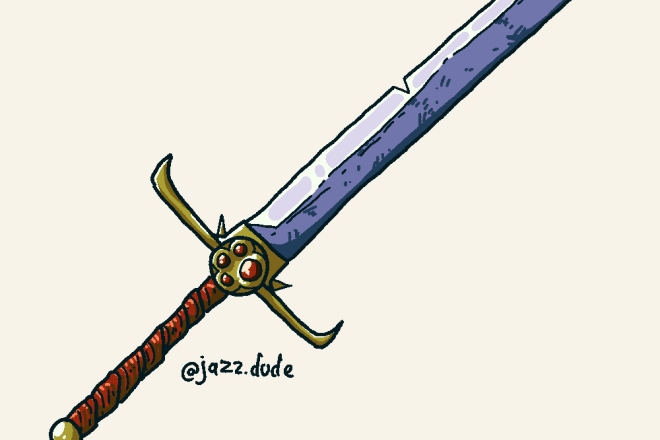 I will draw your dnd items in my style