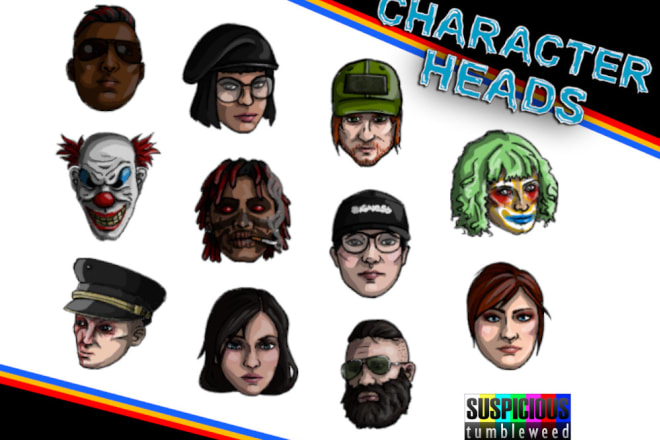 I will draw your gta or rdr rp character as an emote