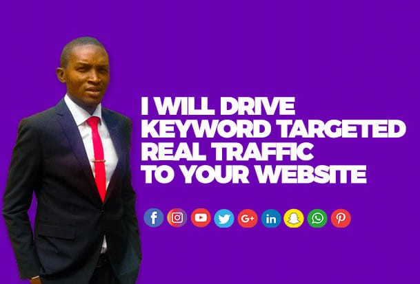 I will drive 300k keyword targeted traffic to your website