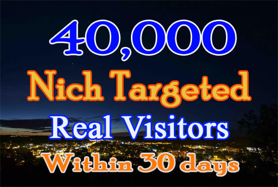 I will drive real 1300 daily visits to your website unlimited traffic