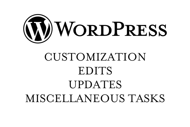 I will edit, update, or do miscellaneous tasks for your website
