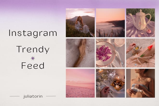 I will edit your photos and create consistent instagram feed