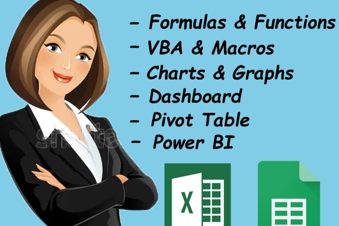 I will excel spreadsheet excel vba, excel formulas, excel macros, google sheets scripts
