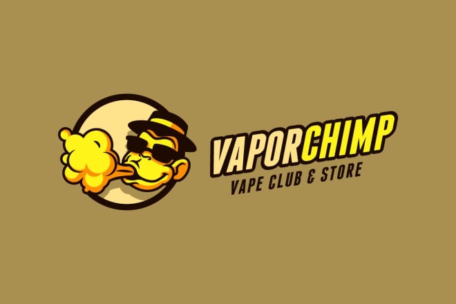 I will eye catchy unique vape logo design