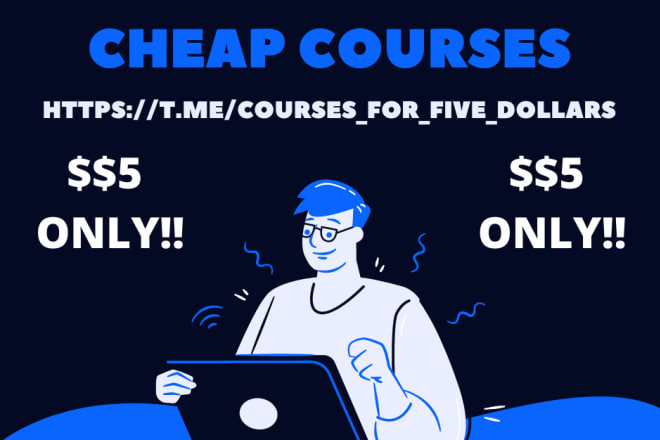 I will find any course for you online