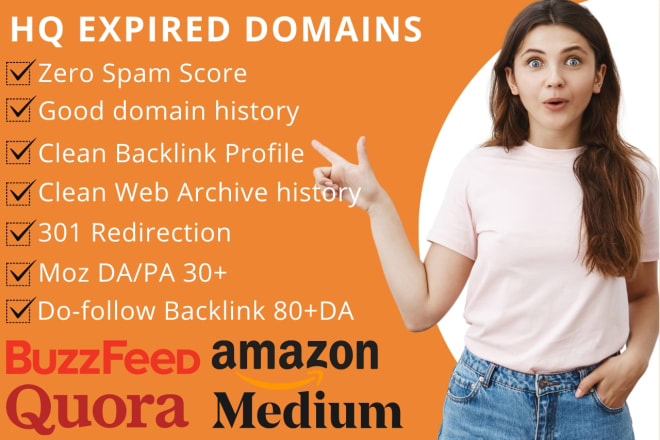 I will find high quality da expired domain name from high authority site