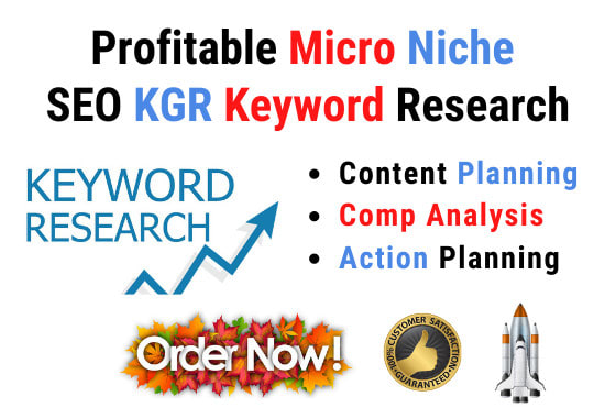 I will find profitable micro niche, kgr, SEO keyword research, competitor analysis