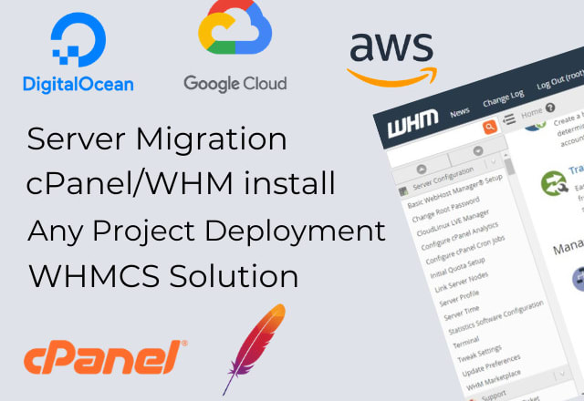 I will fix cpanel whm and server issues