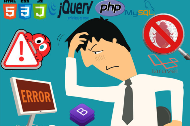 I will fix the bug of your frontend and PHP laravel backend