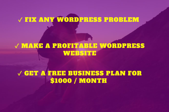 I will fix wordpress error and create SEO friendly website