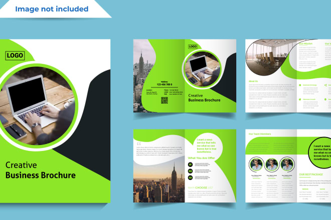 I will flyer brochure design, 8 page,tri fold, bi fold, flyer