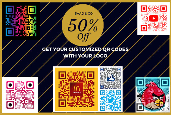 I will generate best qr code using your logo