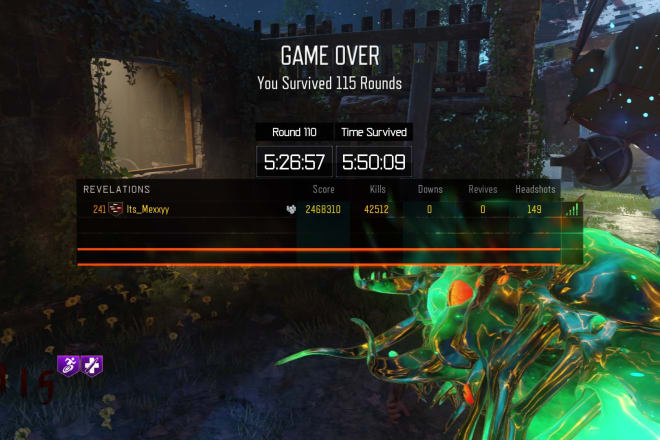 I will get round 100 on bo3 zombies